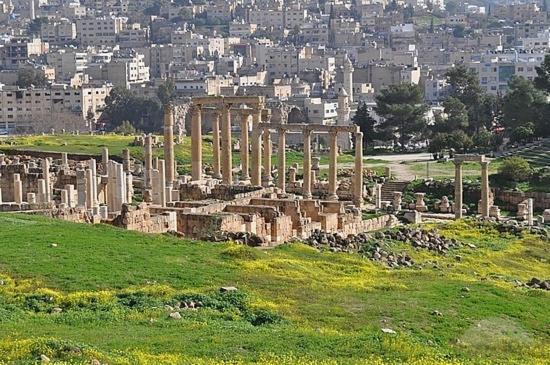 ジャラシュ Full Panorama Jerash Bed & Breakfast エクステリア 写真